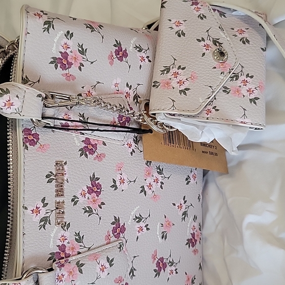 Steve Madden Bisque Floral BMICKEY 2 Clutch and Crossbody NWT! - Picture 2 of 14